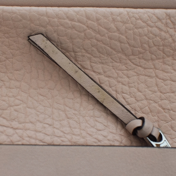 Coach Pink Bleecker Mini Riley Carryall Top Handle Bag Pebbled Leather 27923 - Picture 13 of 16